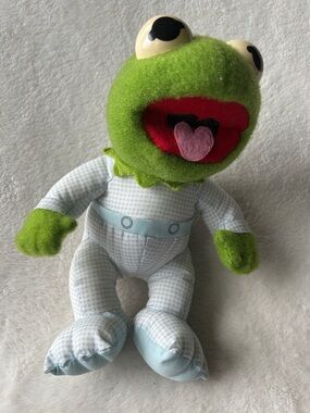 Rare vintage 1984 muppet babies pampers Kermit the frog